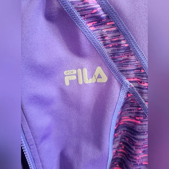 Fila Women's Purple Full-Zip Performance Jacket S - Picture 4 of 6